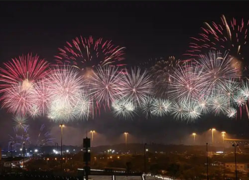 红桥区焰火晚会